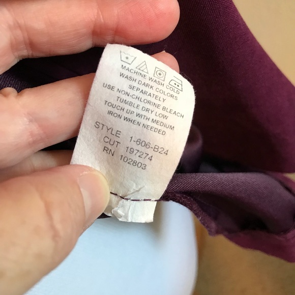 Suede Like Plum Top/Jacket - Picture 6 of 8